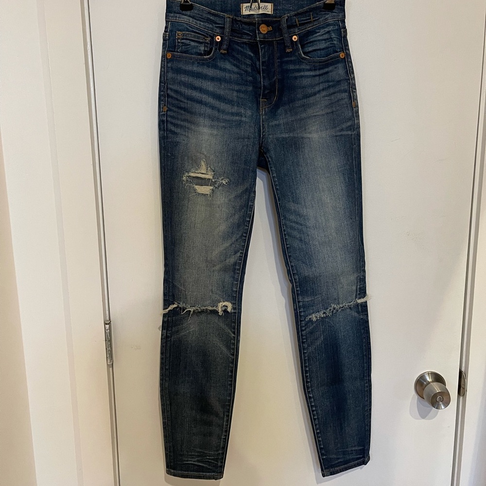 Madewell high rise skinny jean size 26